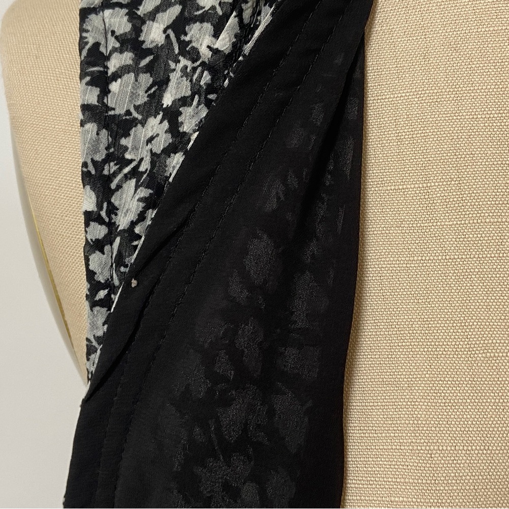 ALL SAINTS floral silk full zip and tie dress - Picture 8 of 12